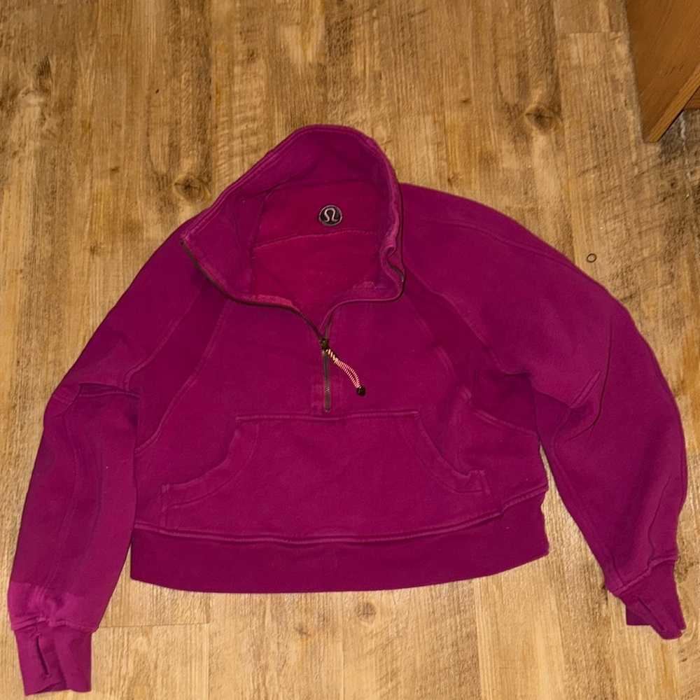 Lululemon Half Zip Scuba Funnel neck